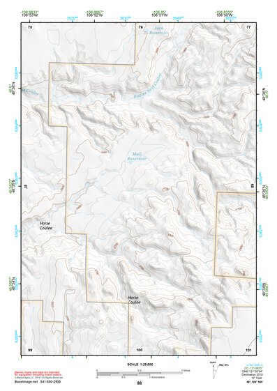 48106NW Page 88 Opheim Topo Preview 1