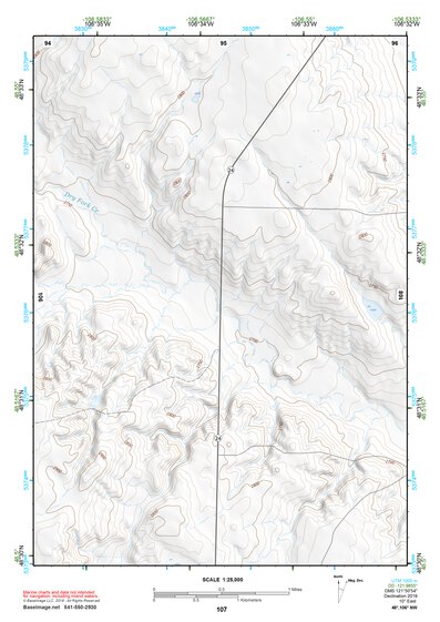 48106NW Page 107 Opheim Topo Preview 1