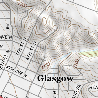 48106SW Page 69 Glasgow Topo Preview 3