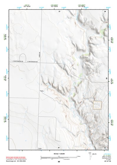 48107NE Page 49 Whitewater Topo Preview 1