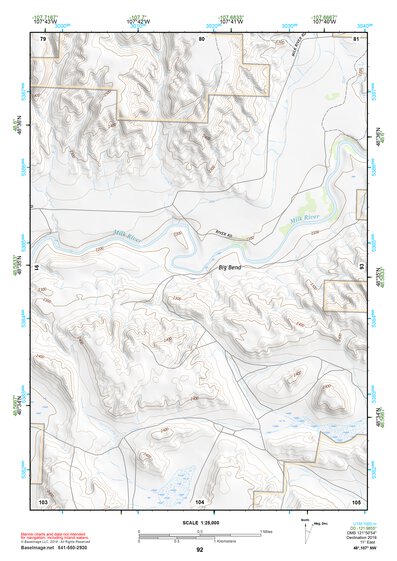 48107NW Page 92 Whitewater Topo Preview 1