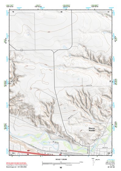 48109NW Page 92 Havre Topo Preview 1