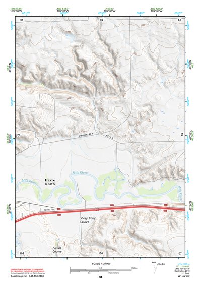 48109NW Page 94 Havre Topo Preview 1