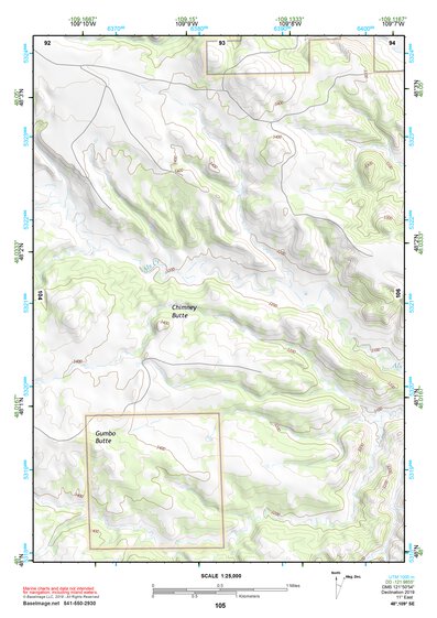 48109SE Page 105 Rocky Boy Topo Preview 1