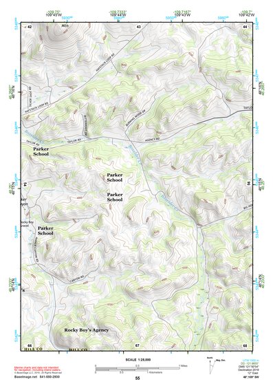 48109SW Page 55 Rocky Boy Topo Preview 1