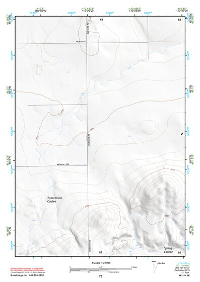 48110SE Page 73 Lonesome Lake Topo Preview 1