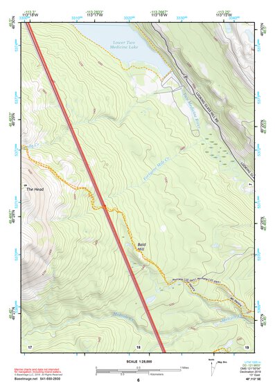 48113SE Page 6 Hungry Horse Reservoir Topo Preview 1