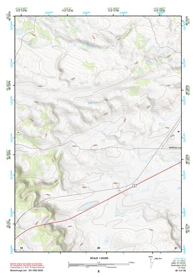 48113SE Page 8 Hungry Horse Reservoir Topo Preview 1