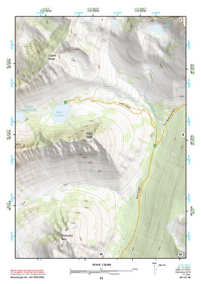 48113SE Page 13 Hungry Horse Reservoir Topo Preview 1