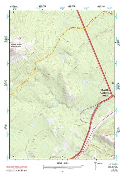 48113SE Page 18 Hungry Horse Reservoir Topo Preview 1
