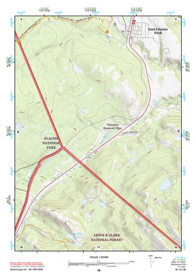 48113SE Page 19 Hungry Horse Reservoir Topo Preview 1