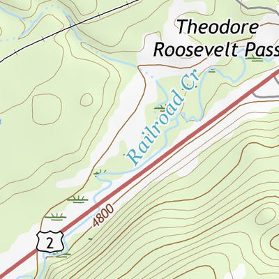 48113SE Page 19 Hungry Horse Reservoir Topo Preview 2