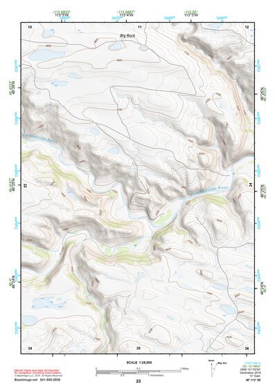 48113SE Page 23 Hungry Horse Reservoir Topo Preview 1