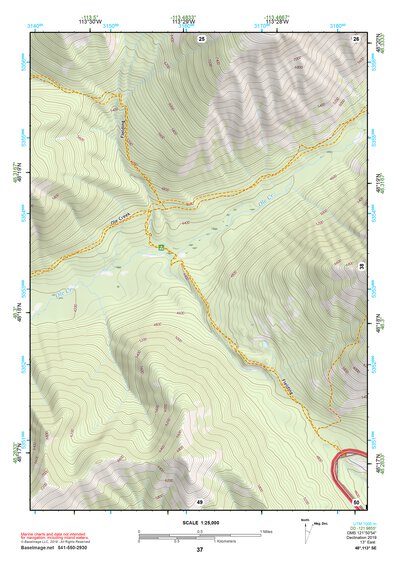 48113SE Page 37 Hungry Horse Reservoir Topo Preview 1
