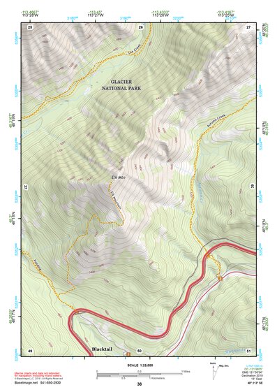 48113SE Page 38 Hungry Horse Reservoir Topo Preview 1