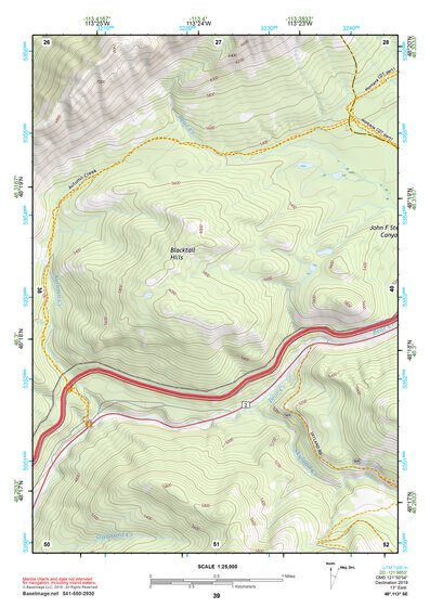 48113SE Page 39 Hungry Horse Reservoir Topo Preview 1