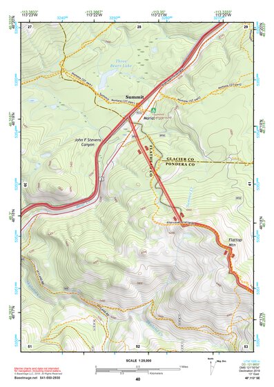 48113SE Page 40 Hungry Horse Reservoir Topo Preview 1
