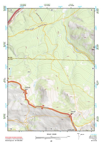 48113SE Page 41 Hungry Horse Reservoir Topo Preview 1