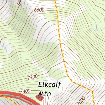 48113SE Page 41 Hungry Horse Reservoir Topo Preview 3