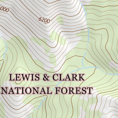 48113SE Page 42 Hungry Horse Reservoir Topo Preview 3