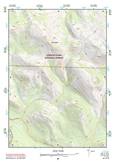 48113SE Page 44 Hungry Horse Reservoir Topo Preview 1