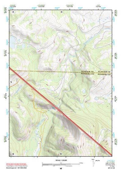 48113SE Page 48 Hungry Horse Reservoir Topo Preview 1