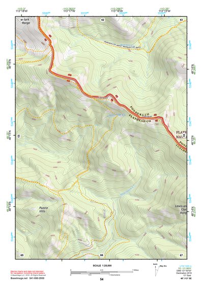 48113SE Page 54 Hungry Horse Reservoir Topo Preview 1
