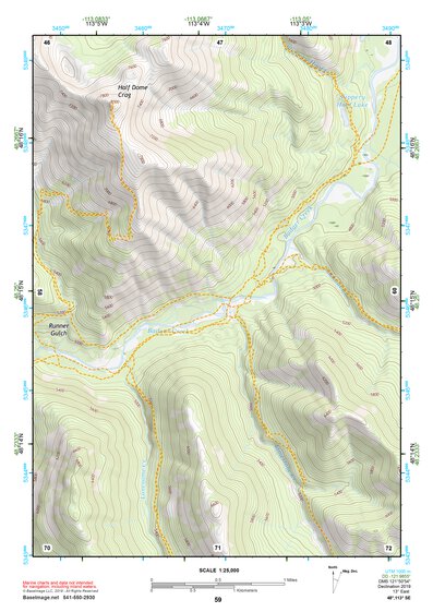 48113SE Page 59 Hungry Horse Reservoir Topo Preview 1