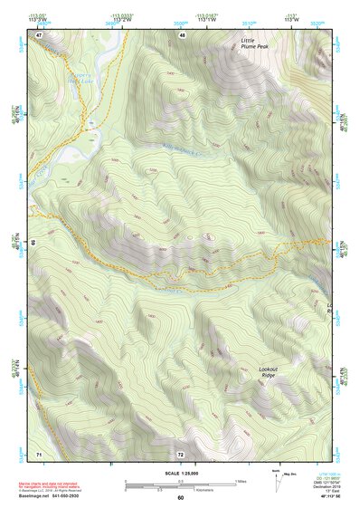 48113SE Page 60 Hungry Horse Reservoir Topo Preview 1