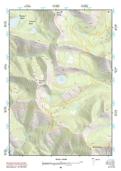 48113SE Page 61 Hungry Horse Reservoir Topo Preview 1