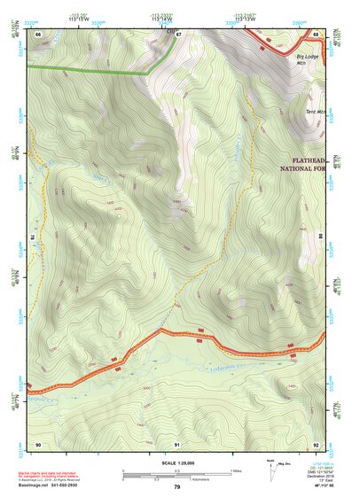 48113SE Page 79 Hungry Horse Reservoir Topo Preview 1