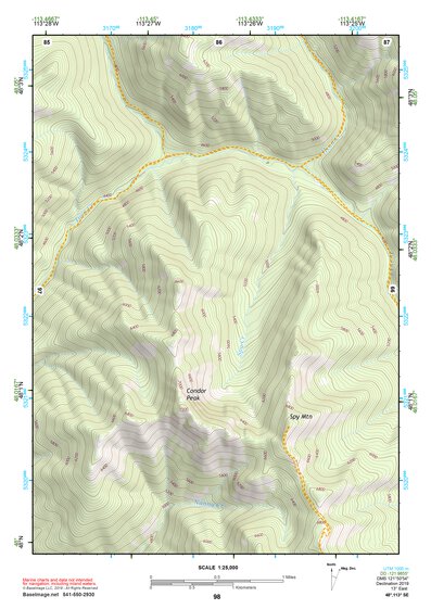 48113SE Page 98 Hungry Horse Reservoir Topo Preview 1