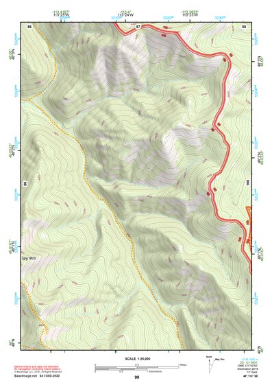 48113SE Page 99 Hungry Horse Reservoir Topo Preview 1