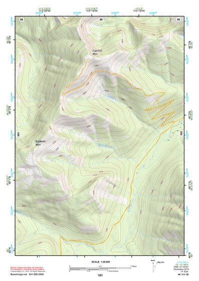 48113SE Page 101 Hungry Horse Reservoir Topo Preview 1