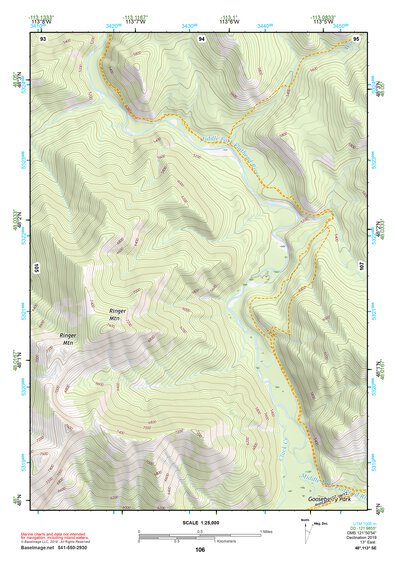 48113SE Page 106 Hungry Horse Reservoir Topo Preview 1