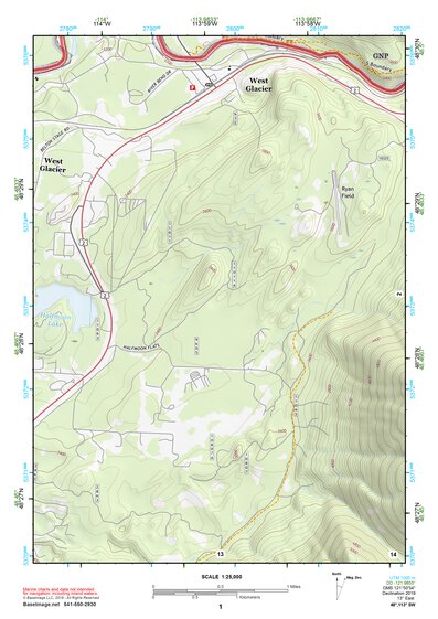48113SW Page 1 Hungry Horse Reservoir Topo Preview 1