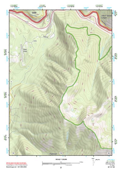 48113SW Page 2 Hungry Horse Reservoir Topo Preview 1