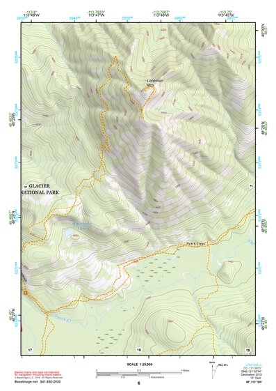 48113SW Page 6 Hungry Horse Reservoir Topo Preview 1