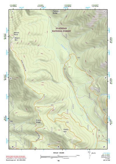 48113SW Page 14 Hungry Horse Reservoir Topo Preview 1