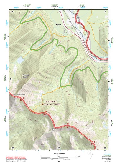 48113SW Page 17 Hungry Horse Reservoir Topo Preview 1