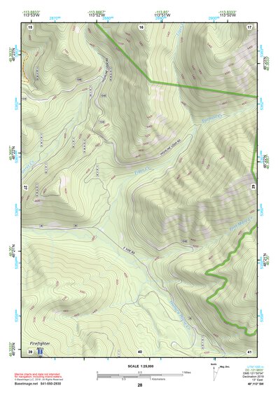 48113SW Page 28 Hungry Horse Reservoir Topo Preview 1