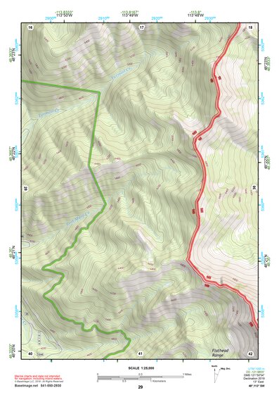 48113SW Page 29 Hungry Horse Reservoir Topo Preview 1