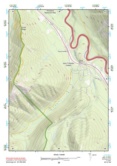 48113SW Page 32 Hungry Horse Reservoir Topo Preview 1