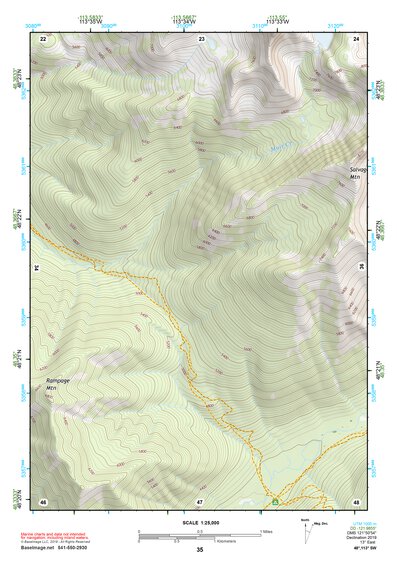 48113SW Page 35 Hungry Horse Reservoir Topo Preview 1