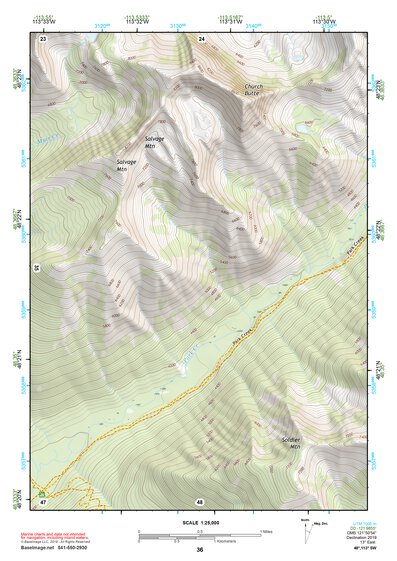 48113SW Page 36 Hungry Horse Reservoir Topo Preview 1
