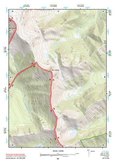 48113SW Page 43 Hungry Horse Reservoir Topo Preview 1