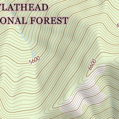 48113SW Page 44 Hungry Horse Reservoir Topo Preview 2