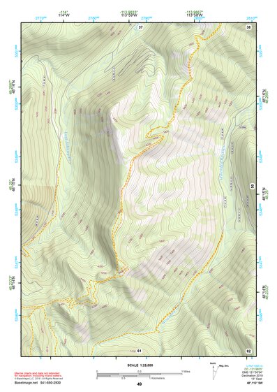 48113SW Page 49 Hungry Horse Reservoir Topo Preview 1