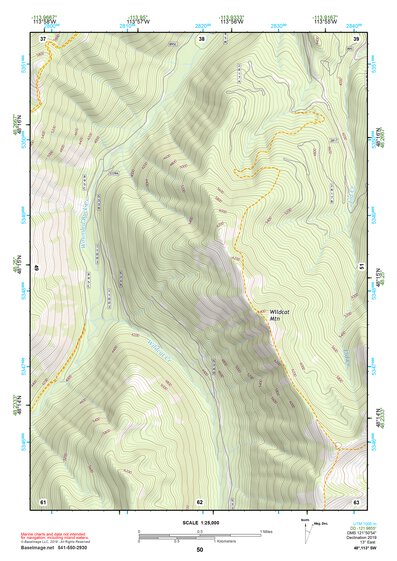 48113SW Page 50 Hungry Horse Reservoir Topo Preview 1