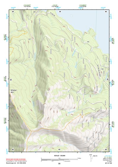 48113SW Page 51 Hungry Horse Reservoir Topo Preview 1